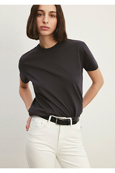 Mavi Koszulka Antrasit Basic Regular Fit / Normalny krój 1600965-70087