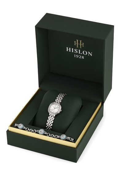 Hislon Women's Ql220S-02Sts Women's Wrist Watch and Bracelet
