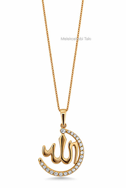 XUPING JEWELRY Melekcehobi Takı 18K Xuping Marka Allah Kolye