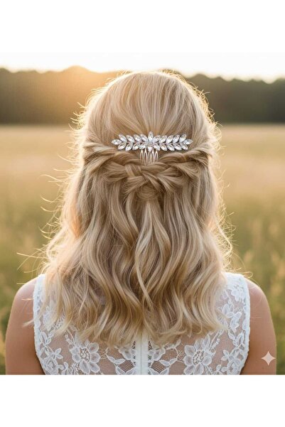 Yumak Dekor Grup Coroană de mireasă simplă și elegantă, pentru logodnă, nuntă...