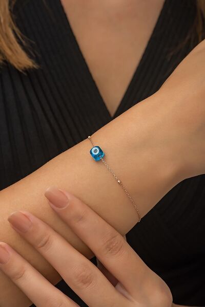 SUNSHINE Nazar Boncuklu Gümüş Bileklik