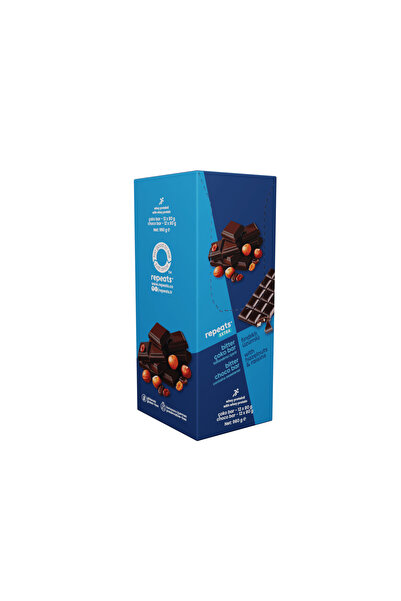 Repeats Proteinli Üzümlü Fındıklı Bitter Çoko Bar 80gr X 10 Adet
