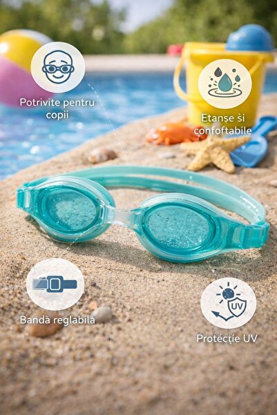 BESTWAY Ochelari de înot de protecție, verzi, 3+