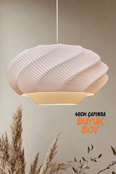 decory AthenaXL Beyaz Renk 40cm Büyük Boy Tekli Avize, Pinterest Tekli Sarkıt...