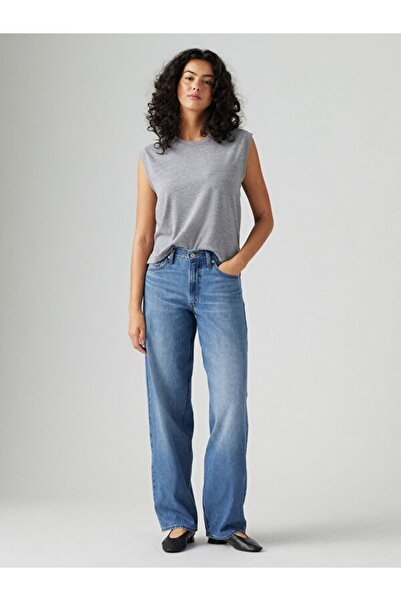 Levi's Baggy Dad Kadın Jean Pantolon - Heavy Check