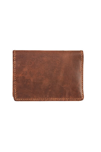deribo Genuine Crazy Leather Passport Holder
