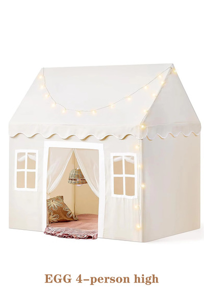EGG Premium toy tent, children's playhouse with cushions and LED lights, suit...