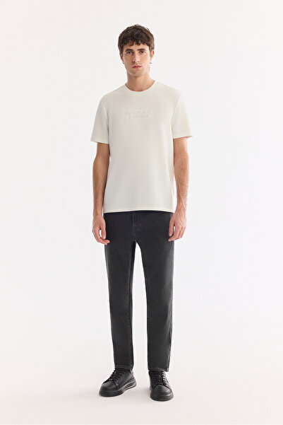 Avva Mustață kaki pentru bărbați, cu aspect învechit, spălată, vopsită în mas...