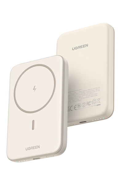 Ugreen 5.000 mAh MagSafe 15W Wireless Powerbank Bej, 25207