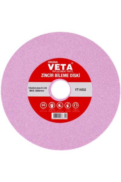 Veta VT14532 Zincir Bileme Diski 145x22x3.2mm 91 - 3/25