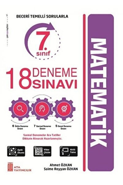 Ata Yayıncılık 7. Sınıf 18 Deneme Sınavı Matematik