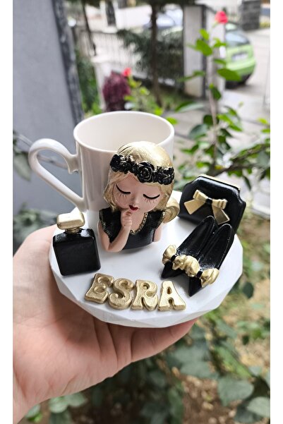 e&e süs dükkanı Özel tasarım kahve fincanı İsme özel fincan modeli