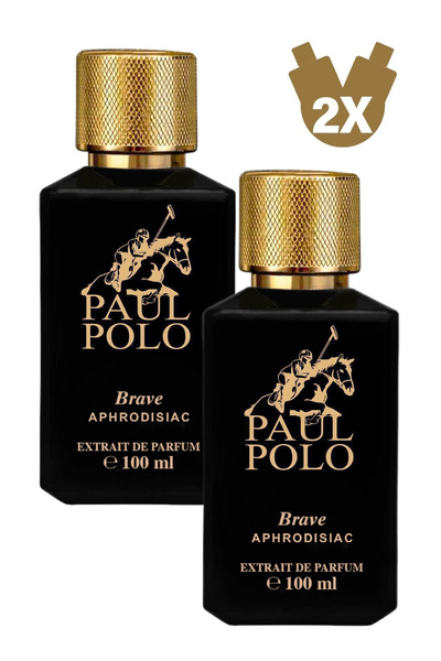 PAUL POLO Brave Aphrodisiac Etkili Erkek Parfüm Edp 100 ml 2'li Set