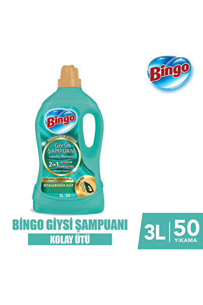 Bingo Giysi Şampuanı 2in 1 Kolay Ütü 3LX2