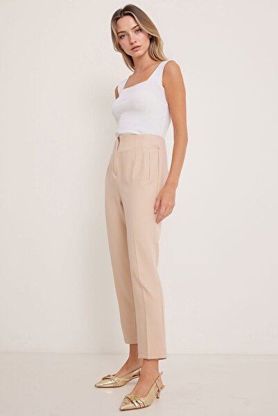 Hiccup BDART Visok struk Slim fit Do članka Krep Hlače