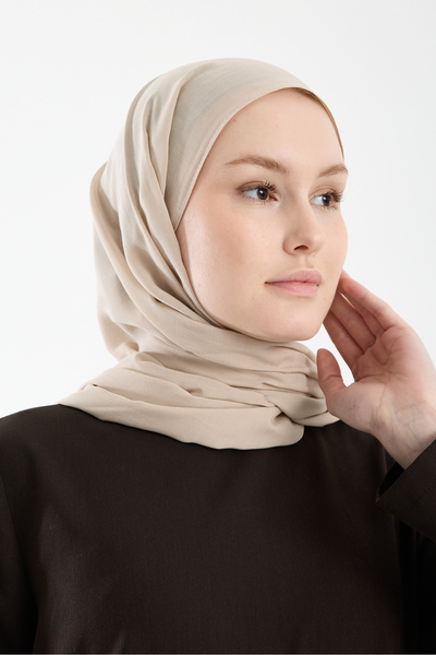 lavinscarfs Lavin Scarfs Daily Collection Viscose Shawl Ecru