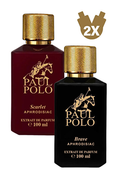 PAUL POLO Scarlet Aphrodisiac Etkili ve Brave Aphrodisiac Etkili Unisex Parfü...