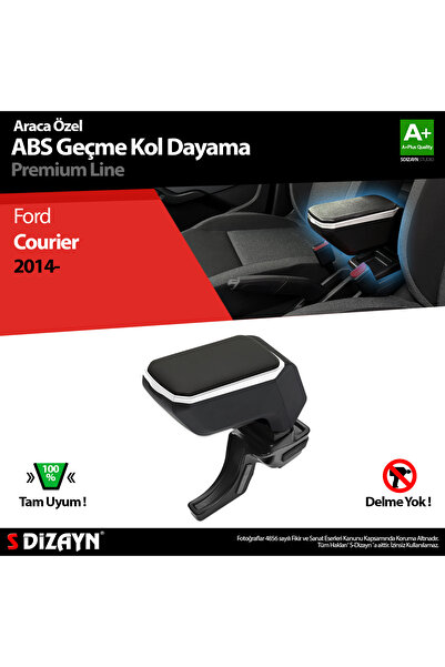 S Dizayn S-Dizayn Ford Courier Kol Dayama Kolçak Geçmeli ABS Gri 2014-2022 A+...