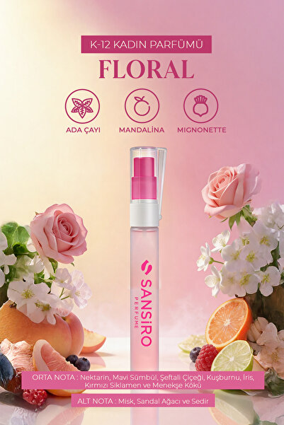 Sansiro K-12 Kadın Kalem Parfüm 8ml Edp