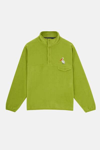 Reflect Studio Pelikan Polar Popover Sweatshirt - Pistachio Green