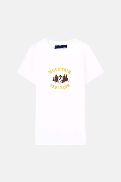 Reflect Studio Μπλουζάκι Mountain Explorer Premium για παιδιά - Λευκό