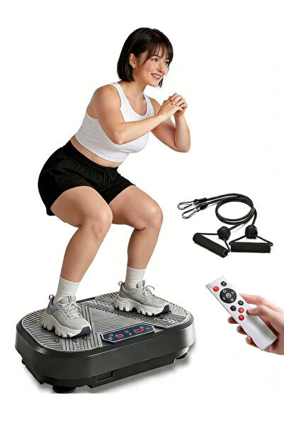 Generic جهاز تمارين لوح الاهتزاز لتصريف اللمف وحرق الدهون واللياقة البدنية ال...