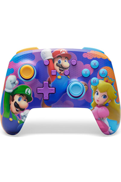 Powera Controler wireless îmbunătățit, NSW/Lite/OLED, Mario: Color Splash Heroes