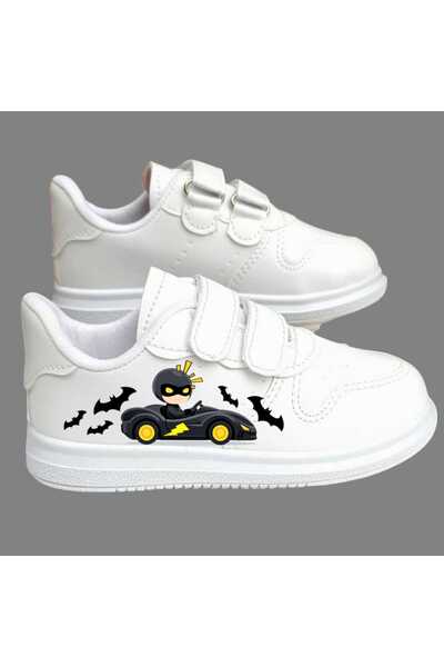 amazoondesing arabalı güçlü batmoan baskılı sneaker erkek çocuk okul ayakkabısı