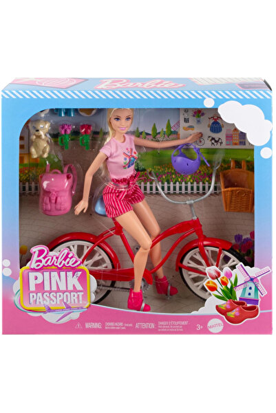 mattel Păpușă Barbie Pașaport Roz (HWJ00)