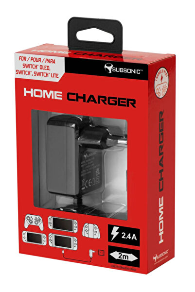 Subsonic Încărcător de consolă, Subsonic, compatibil cu NSW USB-C, 2m, negru