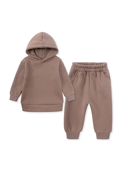Kidohug Compleu baieti din bumbac gros, trening molton