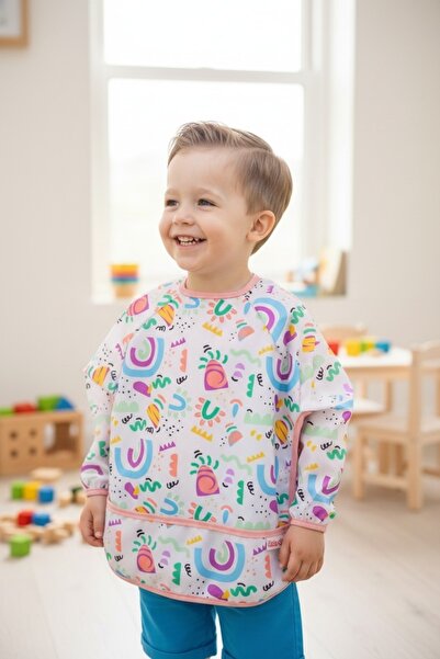 Ercahome tekstil AKTİVİTE VE BOYAMA ÖNLÜĞÜ 3Y,4Y,5Y,6Y,7Y,8Y Uni