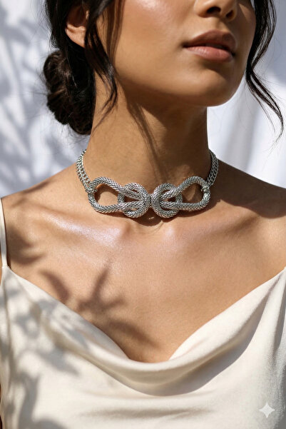 PETEK AKSESUAR DÜĞÜM CHOKER TASMA KOLYE