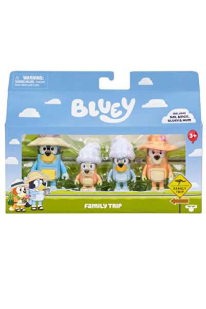 bluey Figurine - Set de 4 corturi pentru familie (90267)