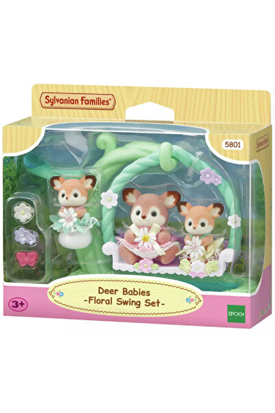 SYLVANIAN FAMILIES Set balansoar floral Deer Babies (5801)
