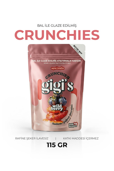 Wild Berry Bal ile Glaze Edilmiş Crunchie Karışım