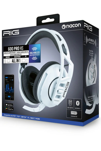 Nacon Căști wireless Rig 600 Pro HS Albe - Playstation 5