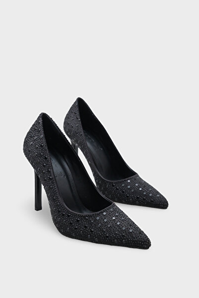 Capone Outfitters Tocuri înalte din satin Lillian Stone, stiletto elegant