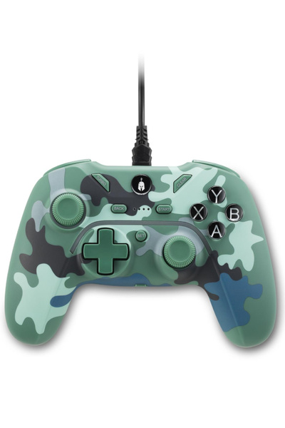 Spartan Gear Controler cu fără sârmă Pelekys Green Camo - PC/Playstation 3