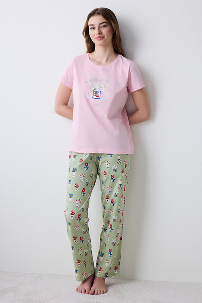 Penti Floral Cotton Pyjama Set
