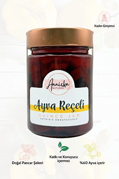 Anniçka Natural Anne Lezzetiyle Ayva Reçeli 400 g - Ev yapımı, Katkısız