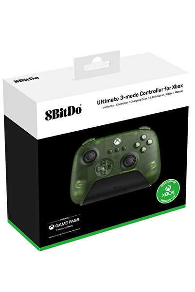 8 Bit Controler 8Bitdo Ultimate cu 3 moduri, verde jad - Xbox Series X