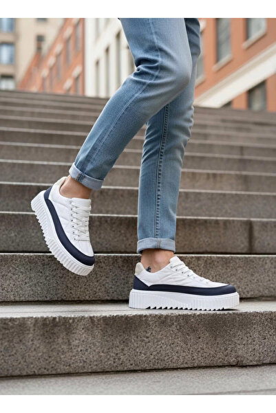 BOA BA0801 Ανδρικά παπούτσια με ψηλή σόλα BOA από ύφασμα λευκό αλεξίπτωτο με ...