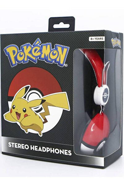 OTL Casti Pokemon Teen Ball Rosu/Alb