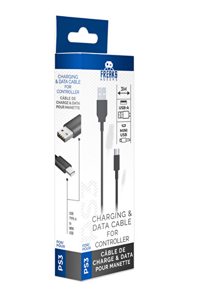 FREAKS AND GEEKS Cablu de încărcare Gamepad 3M - Playstation 3