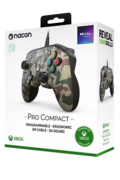 Nacon Pro Compact Controller Verde Camuflaj - Xbox Series X