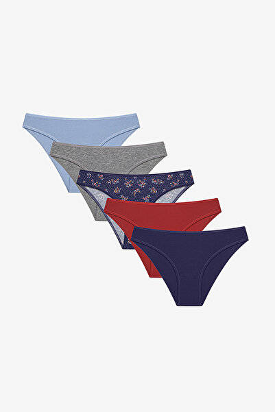 Penti Secret Garden Cotton Panties - Pack Of 5