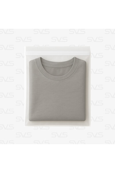 SVS ETİKET PLASTİK Buzlu Şeffaf Kargo Poşeti - 25x30 Cm - 100 Adet