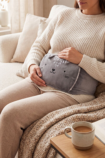 Eq deco Sıcak Su Torbası Belden Bağlamalı Peluş Kılıfı İle