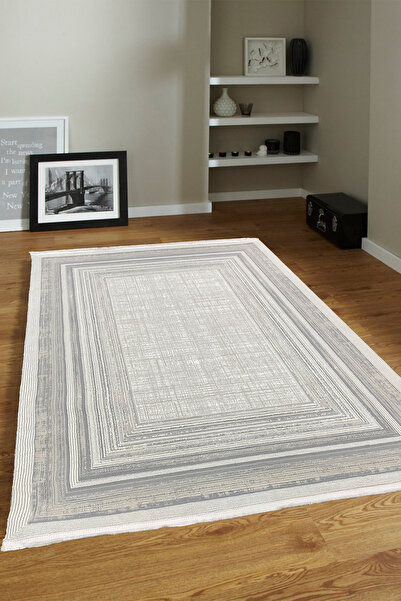 ünalcarpet 4 Metrekare - 6 Metrekare Bambu Tarz Modern Dokuma Salon Oturma Od...